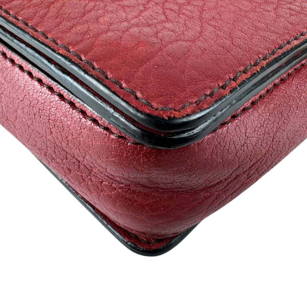 CHRISTIAN DIOR Leather Shoulder Bag - Picture 9 of 12